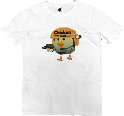 Men’s Premium T-Shirt - chicken gun - Mfest