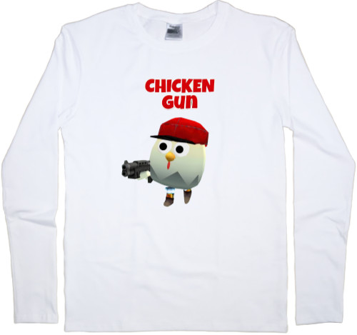 Men's Longsleeve Shirt - Chicken Gun 9 - Mfest