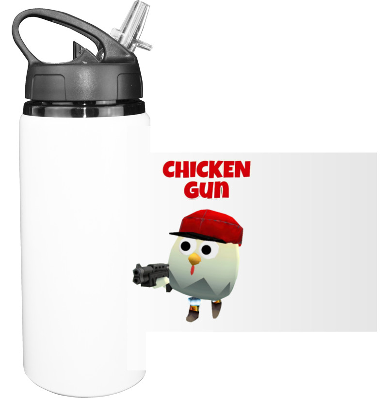 Бутылка для воды - Chicken Gun 9 - Mfest