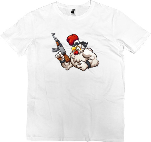 Men’s Premium T-Shirt - Chicken Gun 7 - Mfest