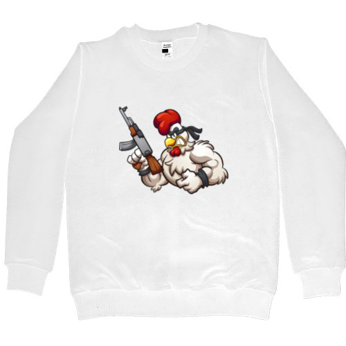 Men’s Premium Sweatshirt - Chicken Gun 7 - Mfest