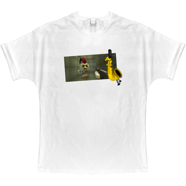 T-shirt Oversize - Chicken Gun 6 - Mfest