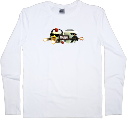 Men's Longsleeve Shirt - Chicken Gun 2 - Mfest