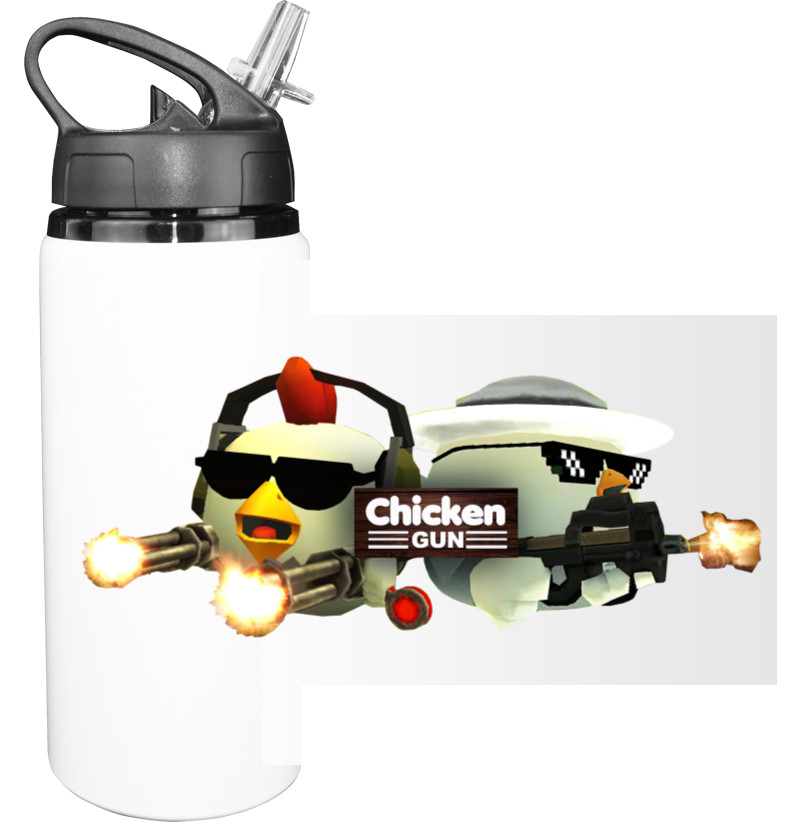 Бутылка для воды - Chicken Gun 2 - Mfest