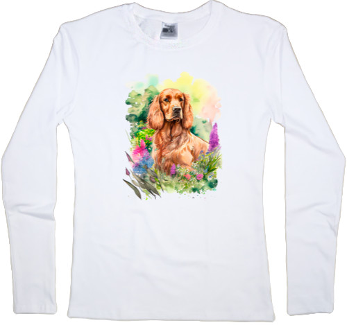 Women's Longsleeve Shirt - Cocker spaniel 3 - Mfest