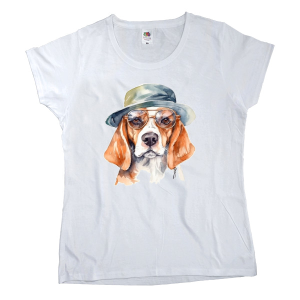 Women's T-shirt Fruit of the loom - Beagle 4 - Mfest