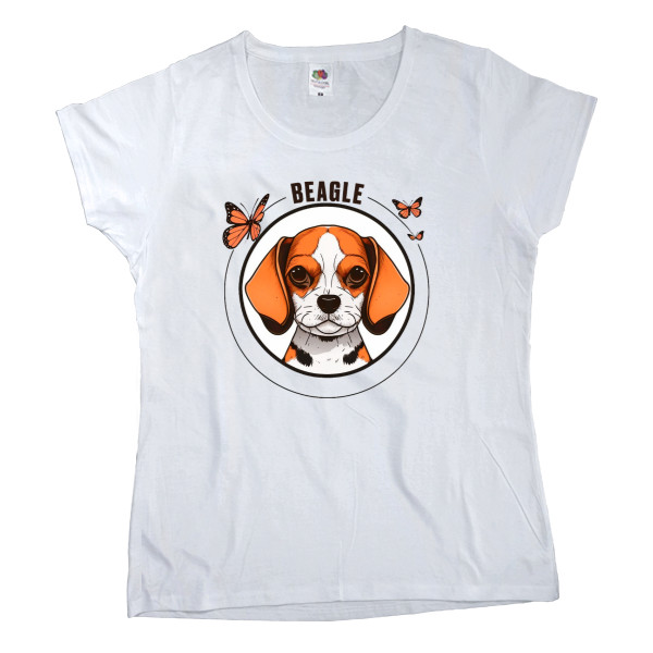 Beagle - Women's T-shirt Fruit of the loom - Beagle 3 - Mfest