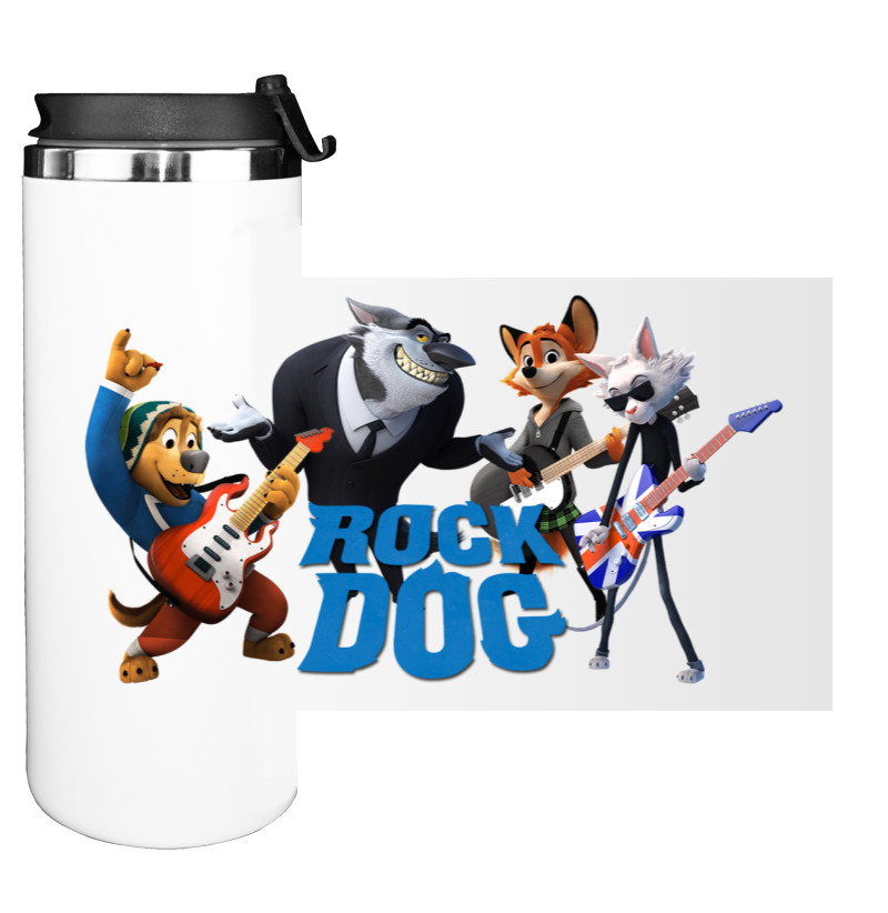 Water Bottle on Tumbler - Rock Dog - Mfest