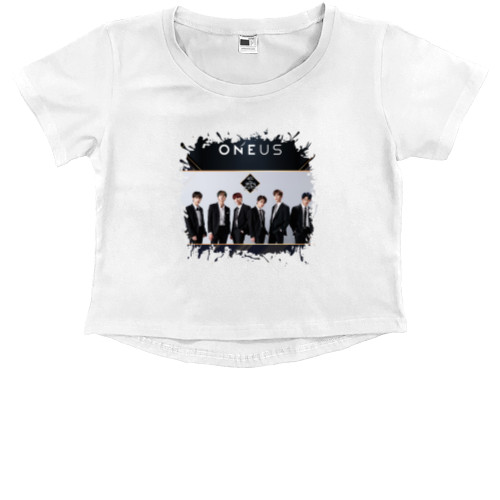 Kids' Premium Cropped T-Shirt - Oneus 2 - Mfest