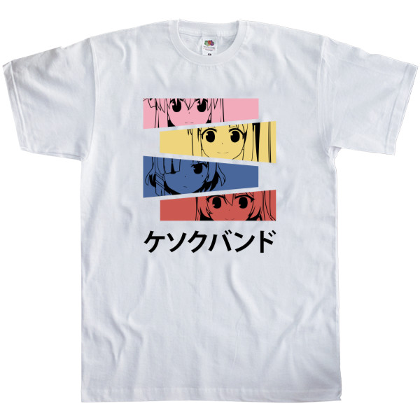 Bocchi the Rock / Одинокий рокер - Kids' T-Shirt Fruit of the loom - kessoku band group - Mfest