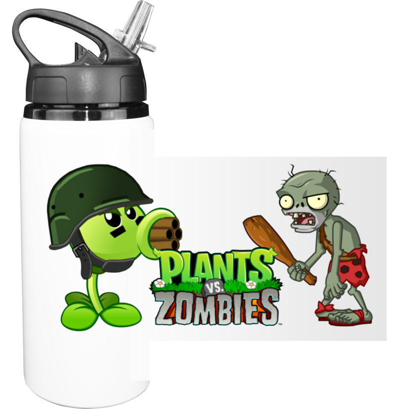 Sport Water Bottle - Roslini vs Zombies - Mfest