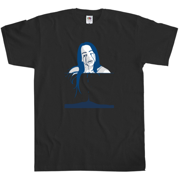 Men's T-Shirt Fruit of the loom - Billie Eilish cry - Mfest