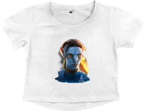 Women's Cropped Premium T-Shirt - Lo'ak Avatar - Mfest