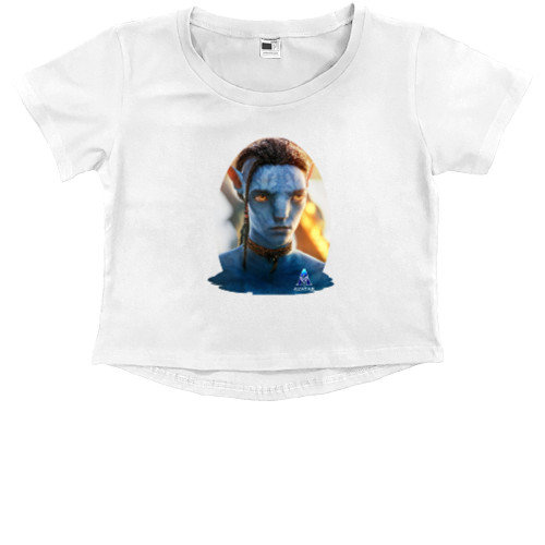 Kids' Premium Cropped T-Shirt - Lo'ak Avatar - Mfest