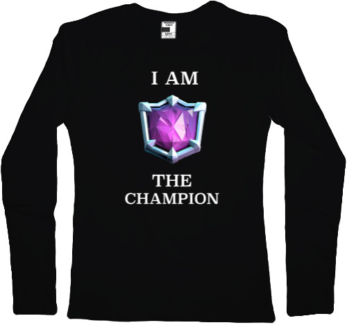 Women's Longsleeve Shirt - I am the champion - Mfest