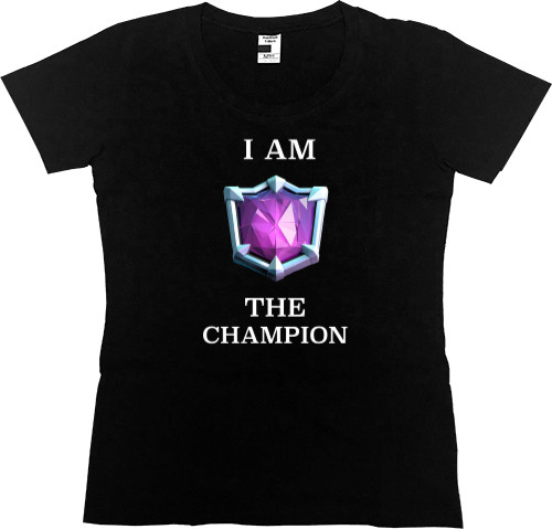 Women's Premium T-Shirt - I am the champion - Mfest