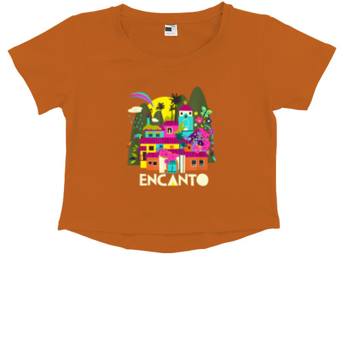 Kids' Premium Cropped T-Shirt - Encanto 4 - Mfest