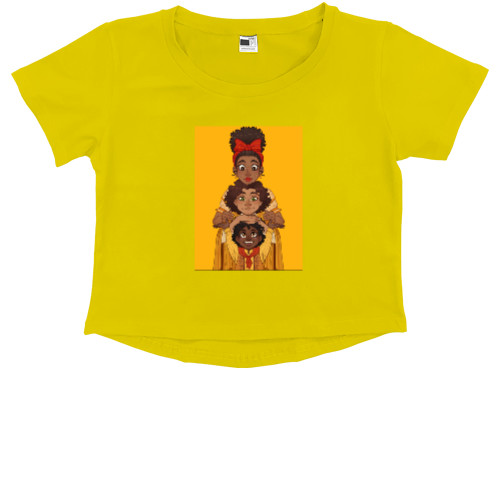 Kids' Premium Cropped T-Shirt - Encanto 2 - Mfest