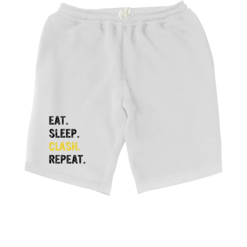 Men's Shorts - Eat Sleep Clash Repeat - Mfest