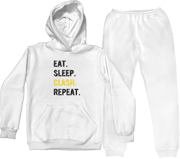 Sports suit for women - Eat Sleep Clash Repeat - Mfest