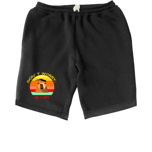 Men's Shorts - Don't Worry Be Capy - Mfest