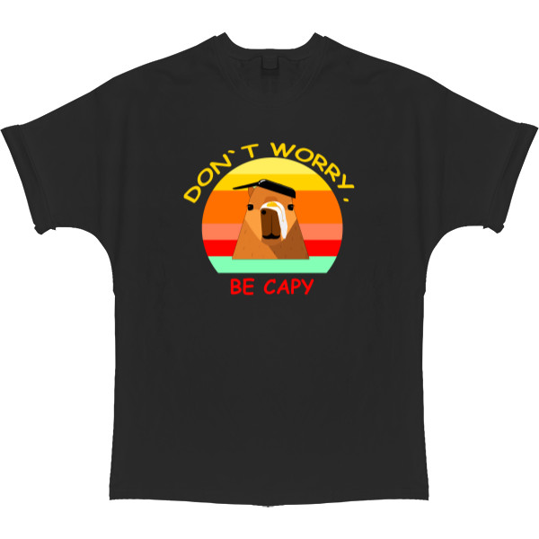 T-shirt Oversize - Don't Worry Be Capy - Mfest