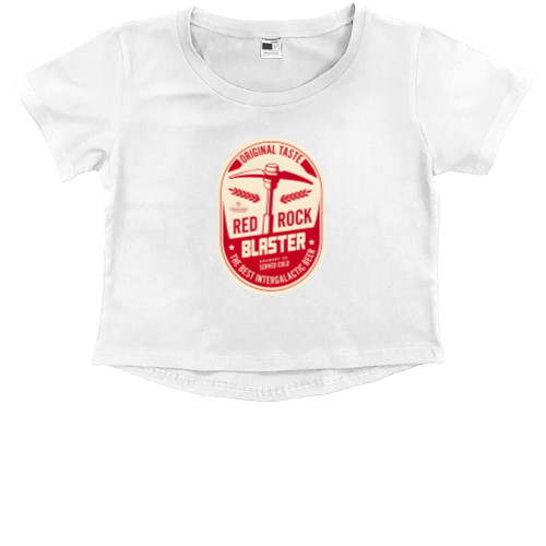 Kids' Premium Cropped T-Shirt - deep rock galactic 7 - Mfest