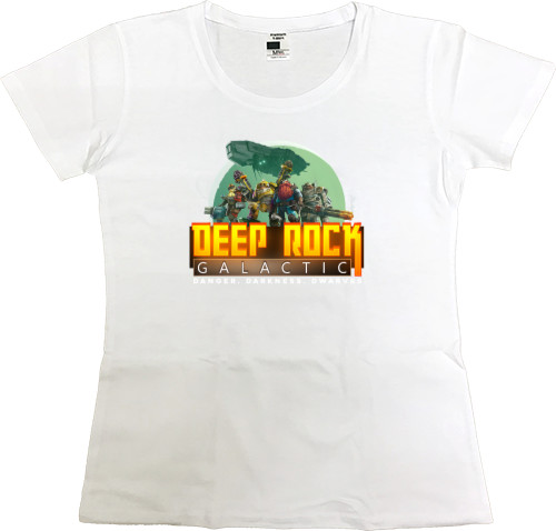 Футболка Премиум Женская - Deep rock galactic 5 - Mfest