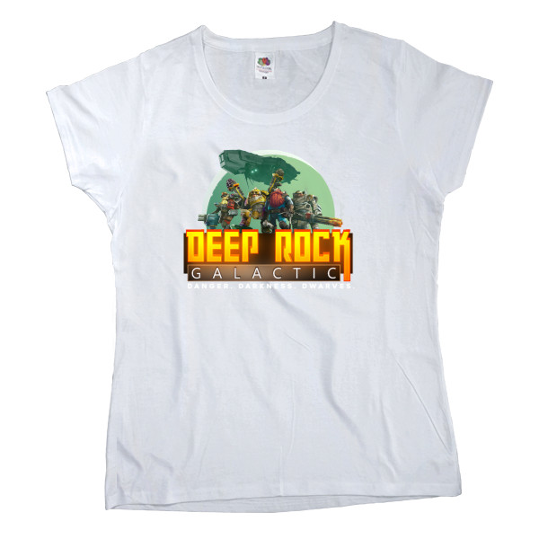 Women's T-shirt Fruit of the loom - deep rock galactic 5 - Mfest