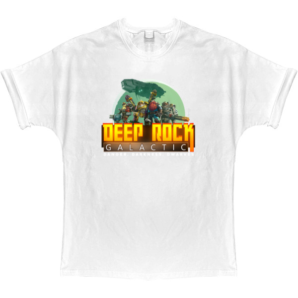 T-shirt Oversize - deep rock galactic 5 - Mfest