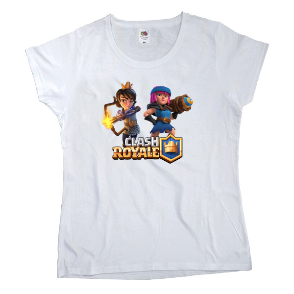 Women's T-shirt Fruit of the loom - Clash royale 2 - Mfest