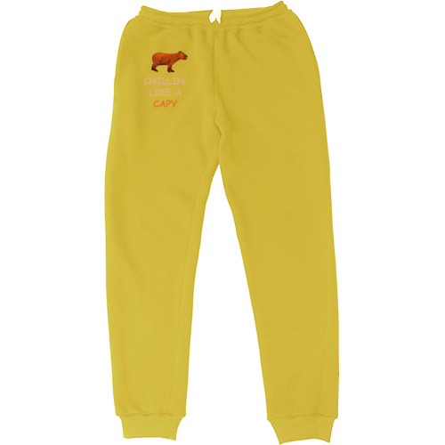 Men's Sweatpants - Chillin' Like a Capy - Mfest