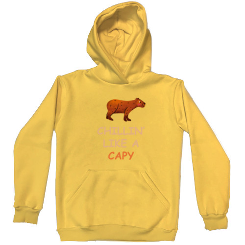 Kids' Premium Hoodie - Chillin' Like a Capy - Mfest