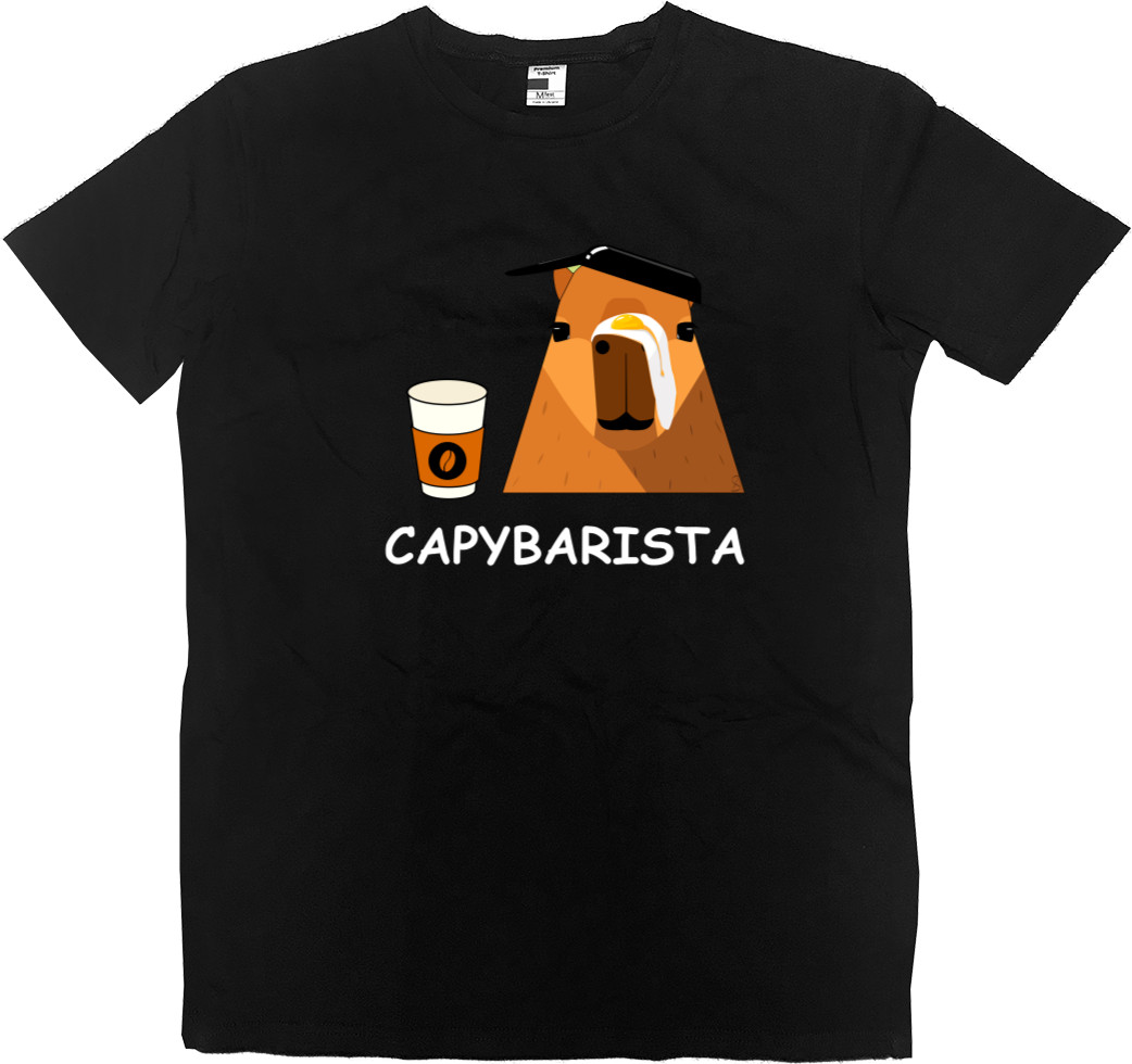 Футболка Премиум Мужская - Capybarista - Mfest