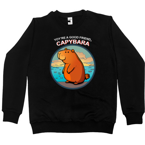 Men’s Premium Sweatshirt - Capybara 2 - Mfest