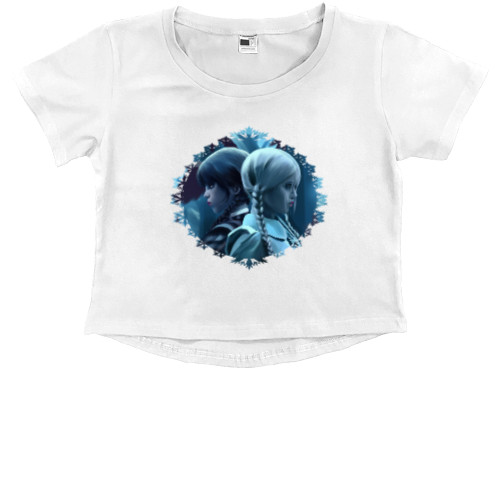 Kids' Premium Cropped T-Shirt - WEDNESDAY 11 - Mfest