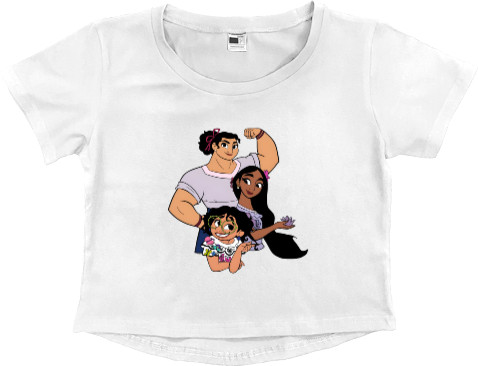 Women's Cropped Premium T-Shirt - The Family Madrigal - Mfest