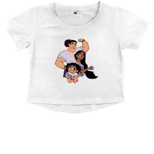 Kids' Premium Cropped T-Shirt - The Family Madrigal - Mfest