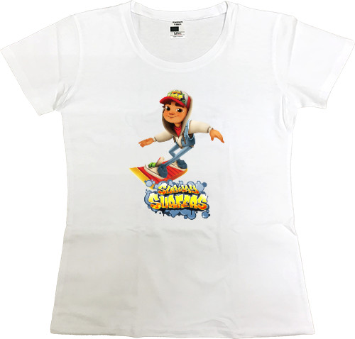 Women's Premium T-Shirt - Subway Surfers - Mfest