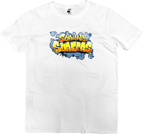 Men’s Premium T-Shirt - Subway Surfers logo - Mfest