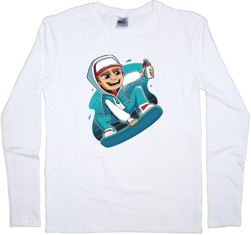 Men's Longsleeve Shirt - Subway surfers Jake - Mfest