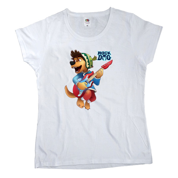 Women's T-shirt Fruit of the loom - rock dog - Mfest