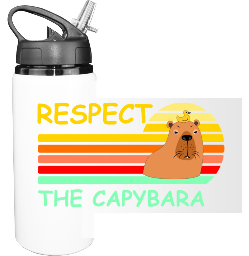 Бутылка для воды - Respect Capybara - Mfest