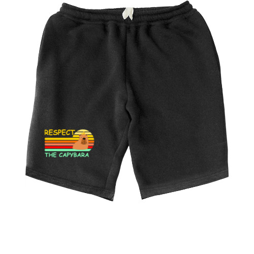 Men's Shorts - Respect Capybara - Mfest