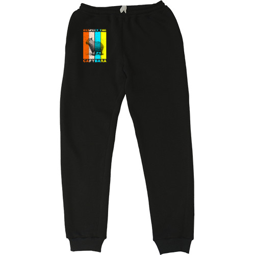 Men's Sweatpants - RESPECT THE CAPYBARA - Mfest