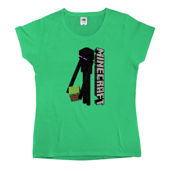 Women's T-shirt Fruit of the loom - Minecraft 16 - Mfest