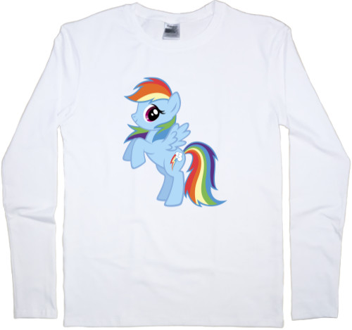 Kids' Longsleeve Shirt - My little pony Rainbow Dash - Mfest