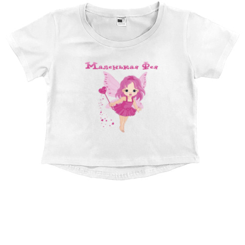 Kids' Premium Cropped T-Shirt - little fairy - Mfest