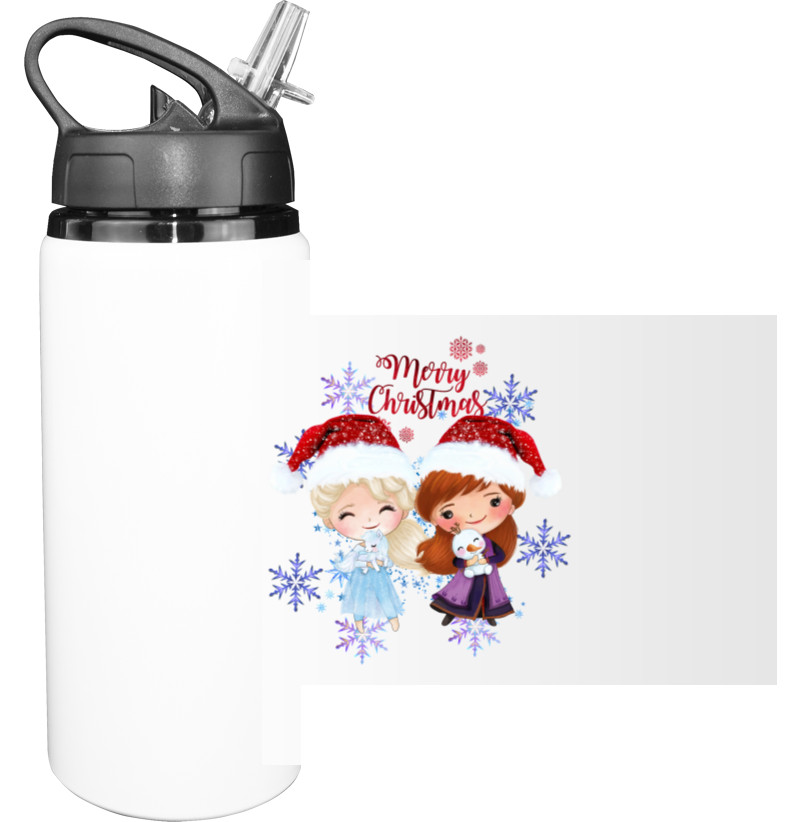 Sport Water Bottle - Rizdvyana Elza and Anna - Mfest