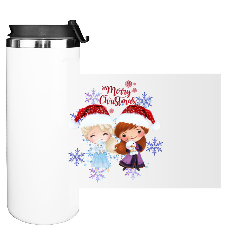 Water Bottle on Tumbler - Rizdvyana Elza and Anna - Mfest